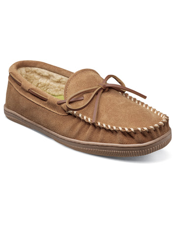 Florsheim Cozzy Tie Slipper in Sand - Wide Width