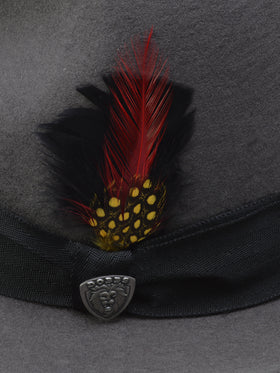 Dobbs 100% Wool Felt Glen Cove Hats in Steel - 0