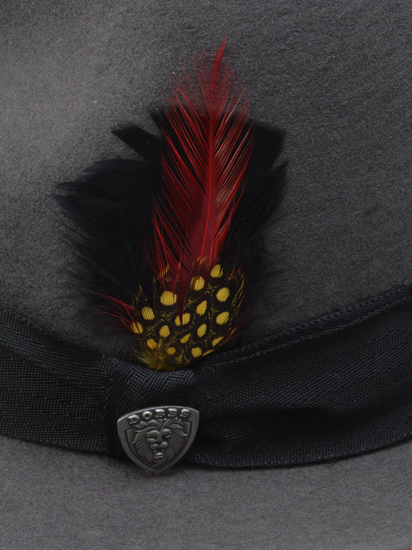 Dobbs 100% Wool Felt Glen Cove Hats in Steel