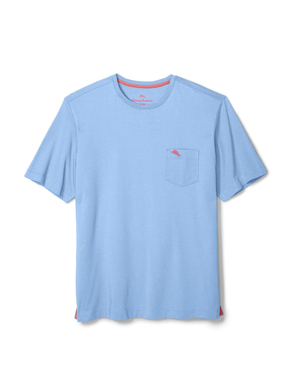 Tommy Bahama Bali Skyline Tee in Light Sky - Big Sizes