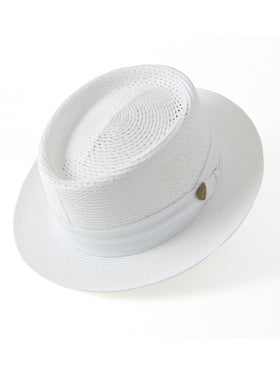 Dobbs Vented Milan Straw Bishop Hats