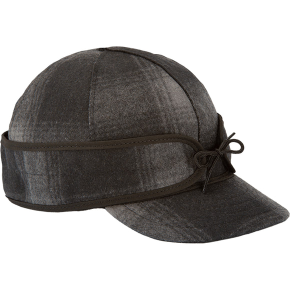 Original Stormy Kromer Cap in Grey/Black Plaid