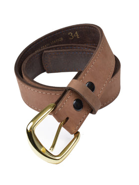 Marc Wolf Oil Tanned Top Grain Leather Belts in Buck 208C-BCK (56-70)