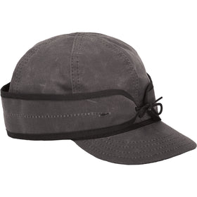 Orginal Stormy Kromer Waxed Cotton Cap in Charcoal