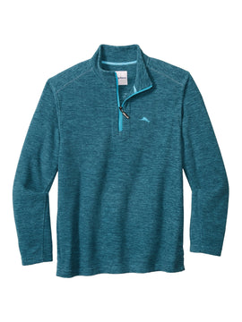 Tommy Bahama Cloud Peak 1/2 Zip in At Sea - Regular Sizes