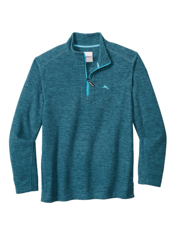 Tommy Bahama Cloud Peak 1/2 Zip in At Sea - Regular Sizes