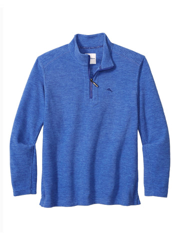Tommy Bahama Cloud Peak 1/2 Zip in 'Blues' - Tall Sizes