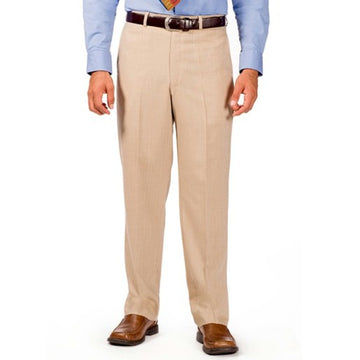 Kenneth Morton 100% Cotton Plain Front Pants - Short Man Sizes