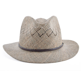 Stetson Creston Vented Seagrass Straw Hat - 0