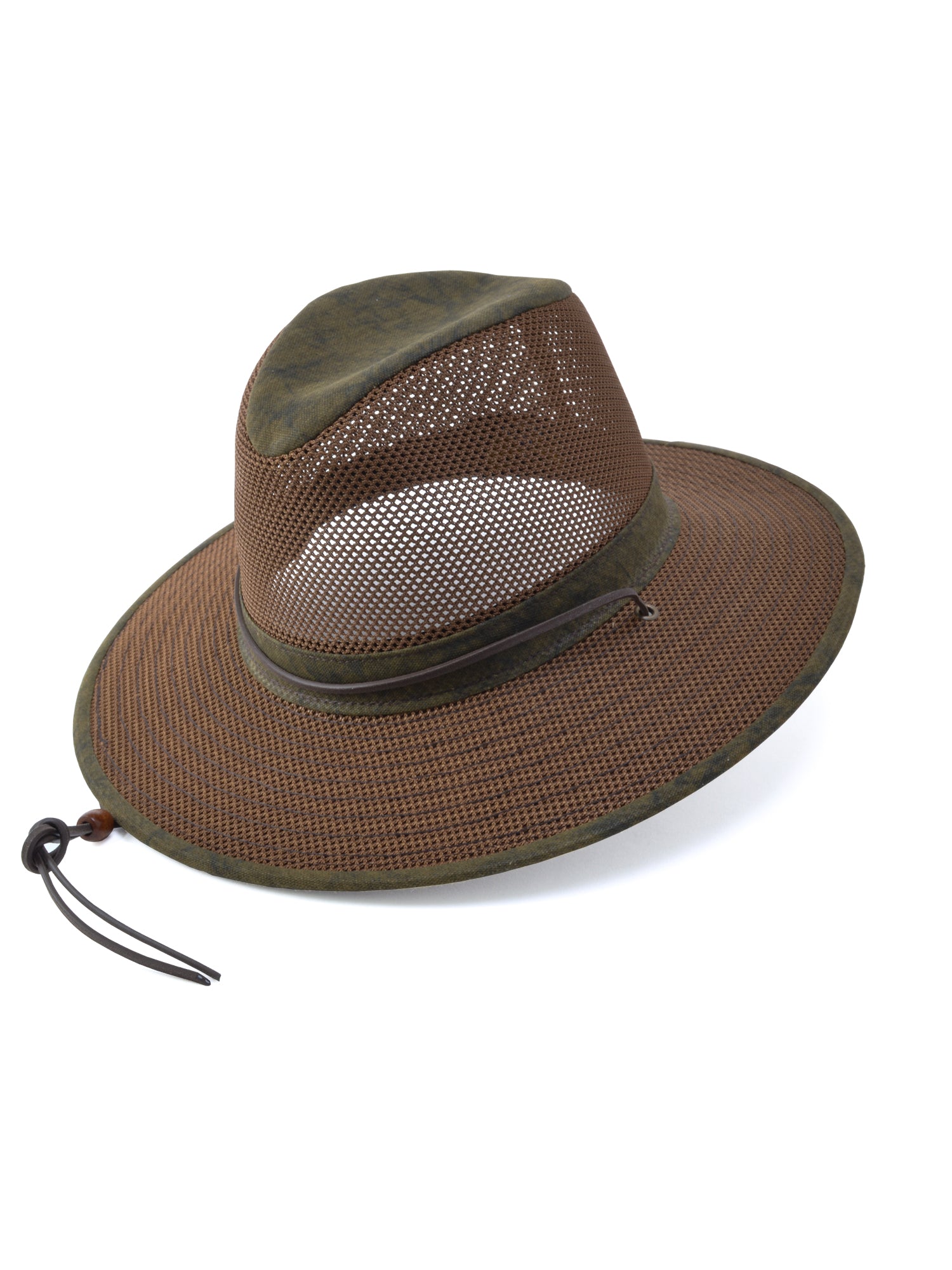 Henschel Packable Aussie Men's Hats in Distressed Gold