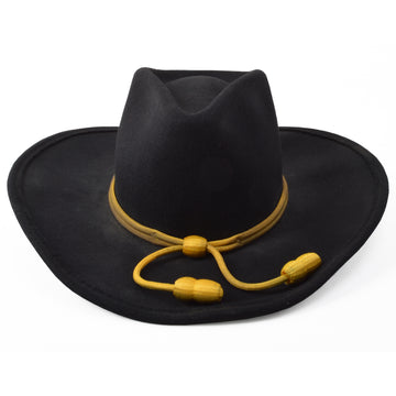 Stetson Wool John Wayne Fort Crushable Hat in Black (Size Small Only) - 0