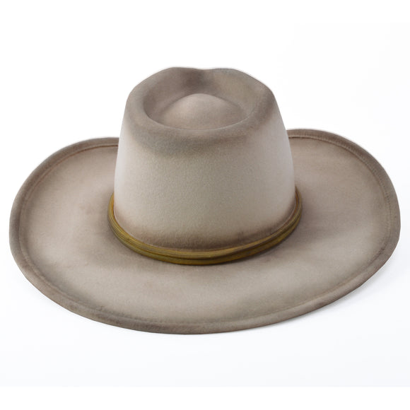 Stetson Wool John Wayne Fort Crushable Hat in Silver Belly