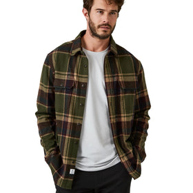 7 Diamonds Generation 4-Way Stretch Shirt in Olive