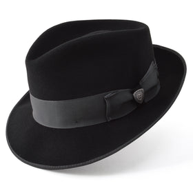 Dobbs Wool Hashtag Small Brim Fedora Hat