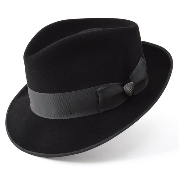 Dobbs Wool Hashtag Small Brim Fedora Hat