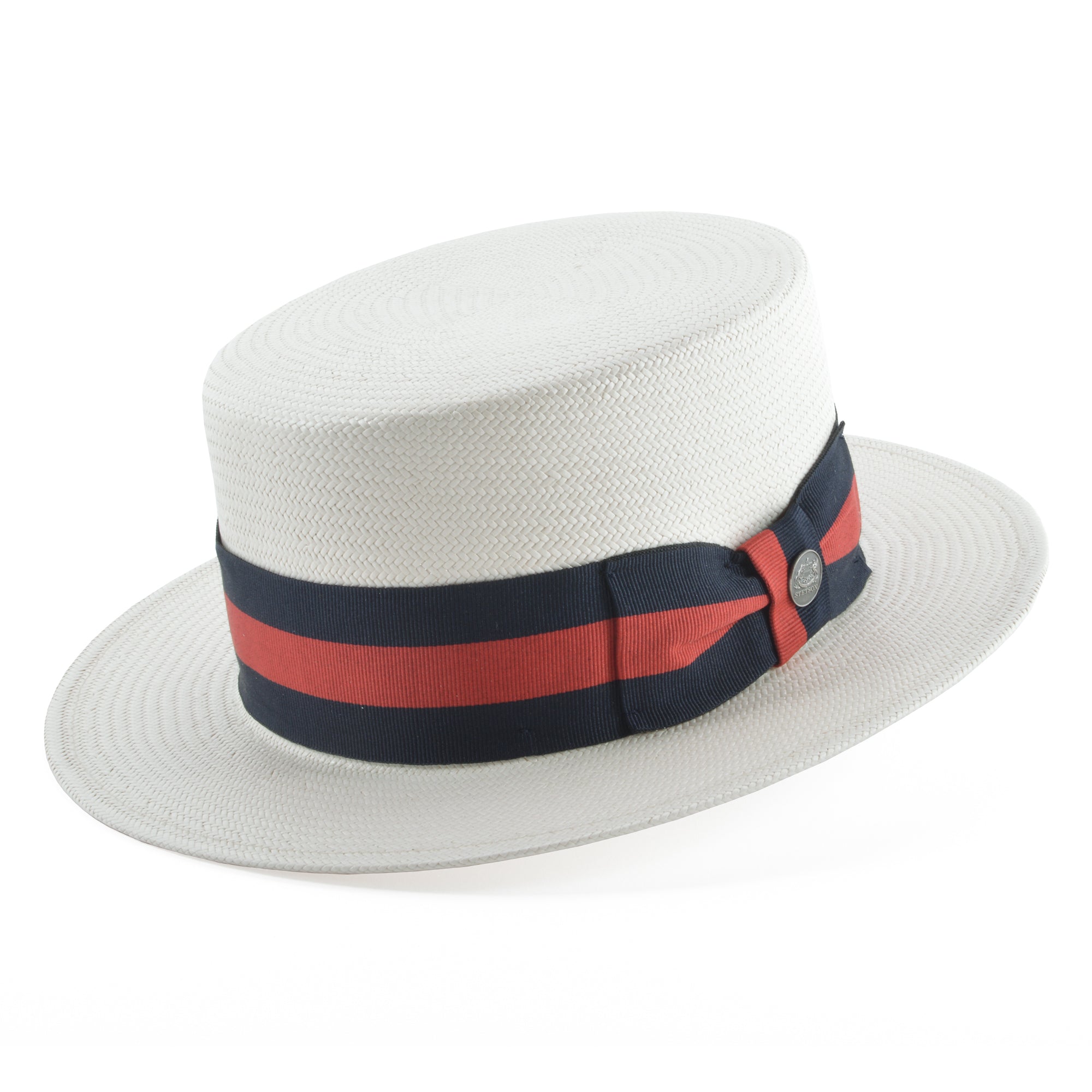 Stetson Keeneland Shantung Straw Boater Hat