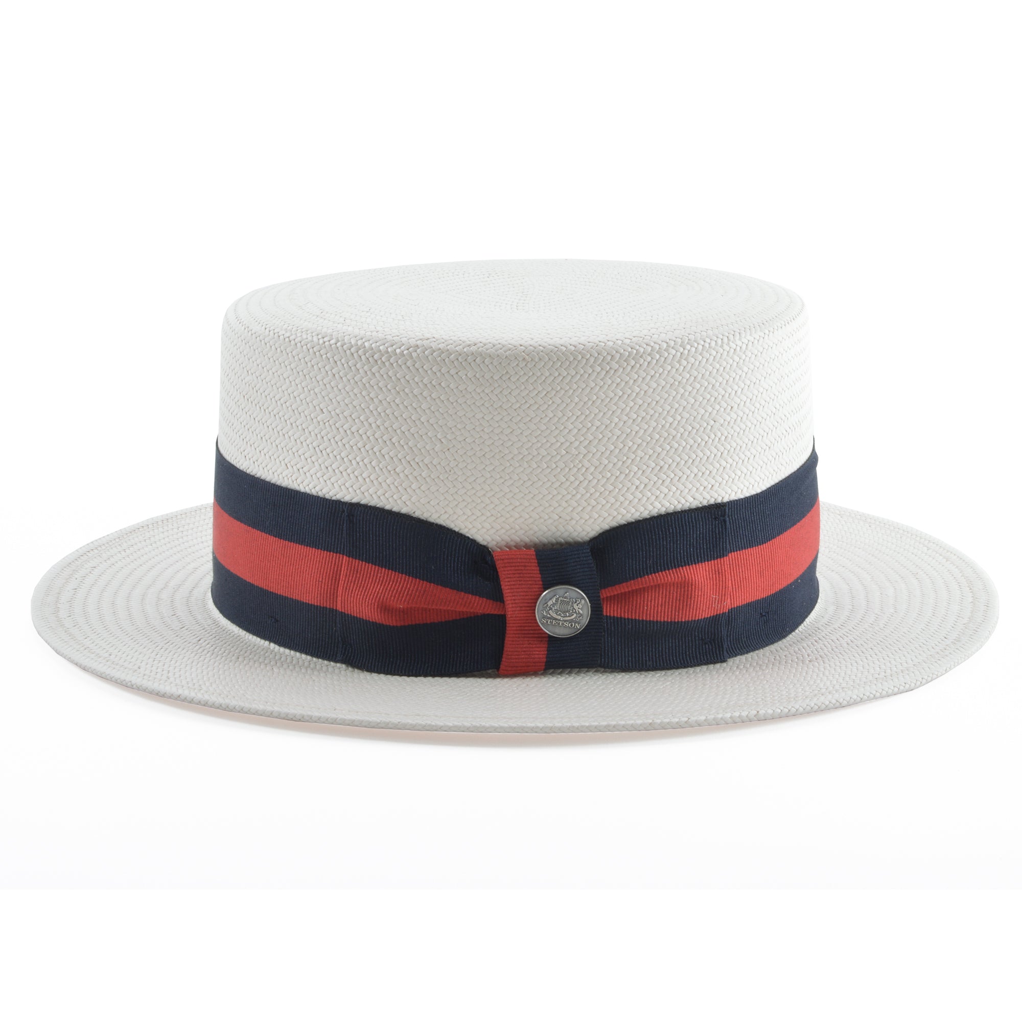 Stetson Keeneland Shantung Straw Boater Hat