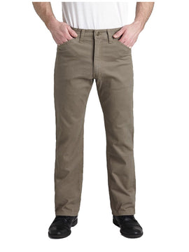 Grand River Brushed Twill Stretch Jeans - Big Man Sizes - KHAKI