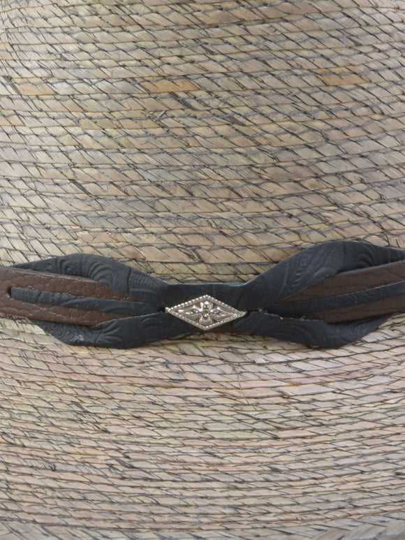 Stetson Marco Stained Palm Straw Hat