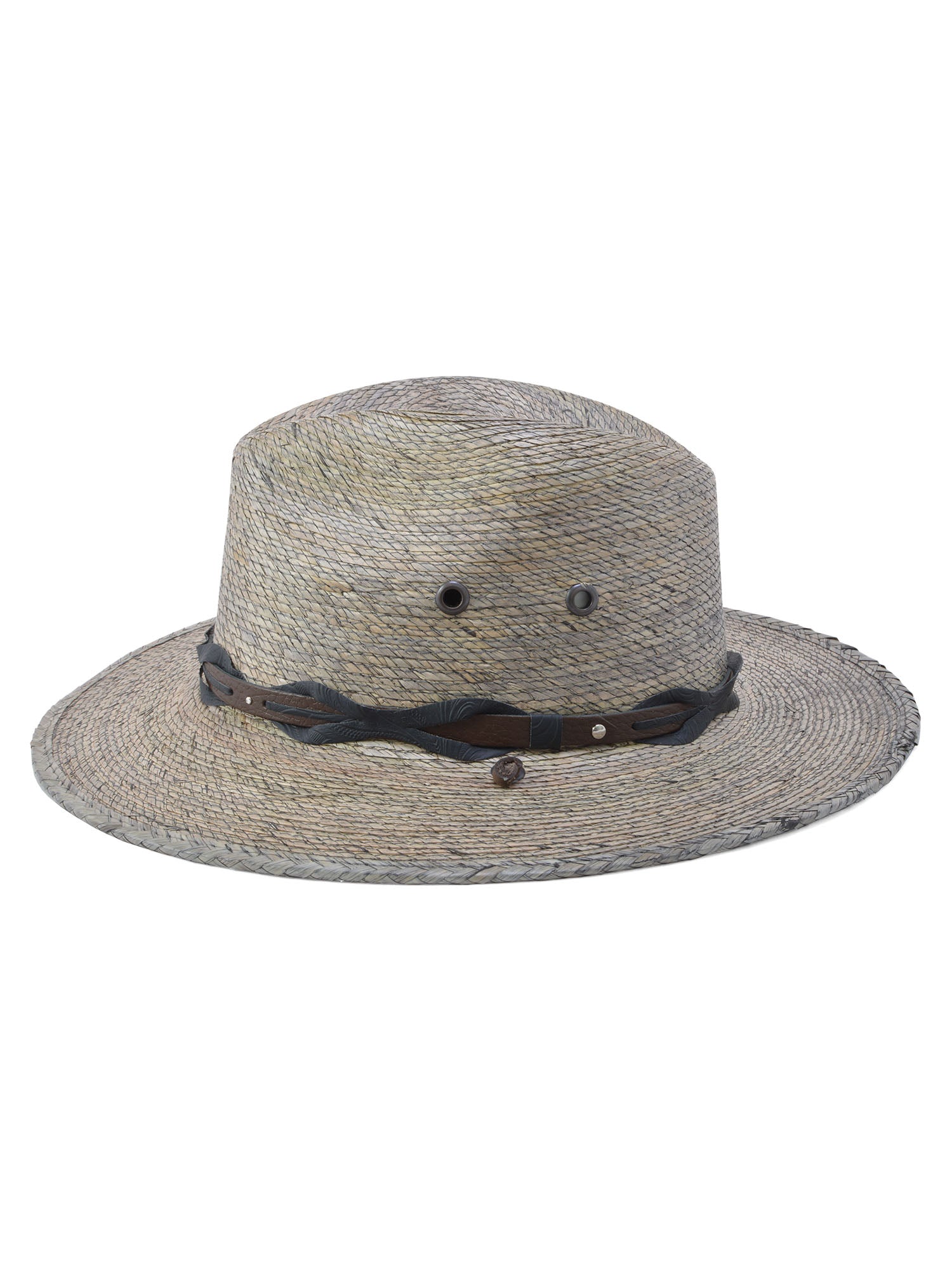 Stetson Marco Stained Palm Straw Hat-4