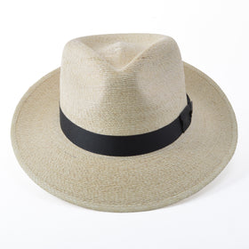 Stetson Rushmore Palm Straw Fedora Hat - 0