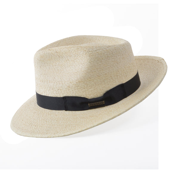 Stetson Rushmore Palm Straw Fedora Hat