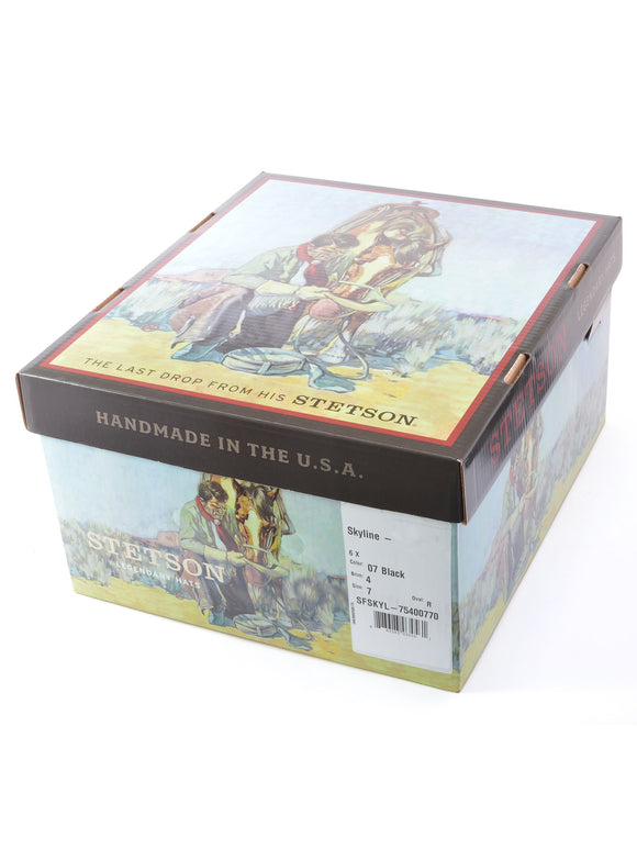 Stetson 6X Fur Felt  Skyline Hat With Hat Box