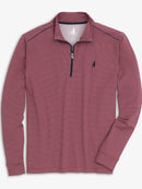 Johnnie-O Homan 1/4 Zip Pullover in Sweet Berry Wine-1