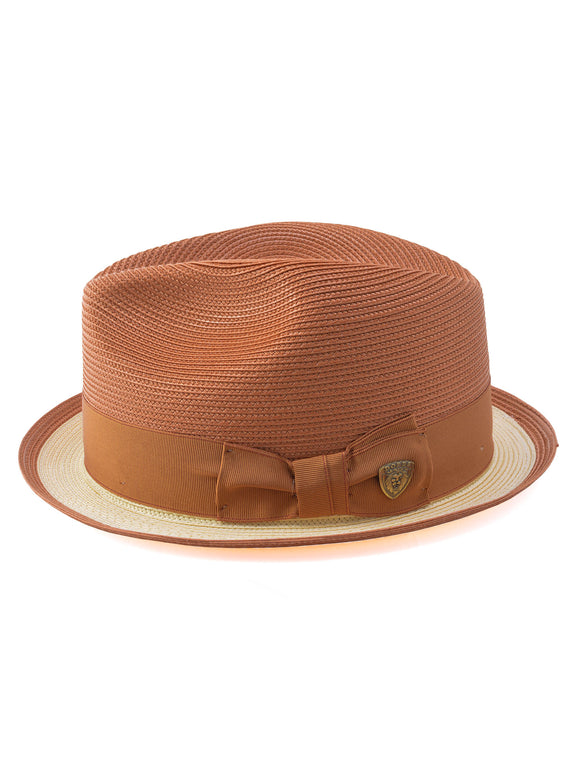 Dobbs Theadore Milan Straw Fedora Hat
