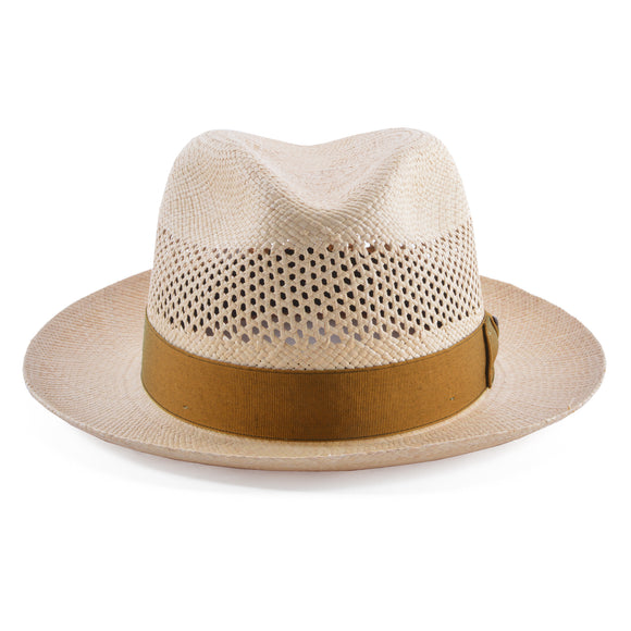 Stetson The Moor Panama Straw Fedora Hat with Box