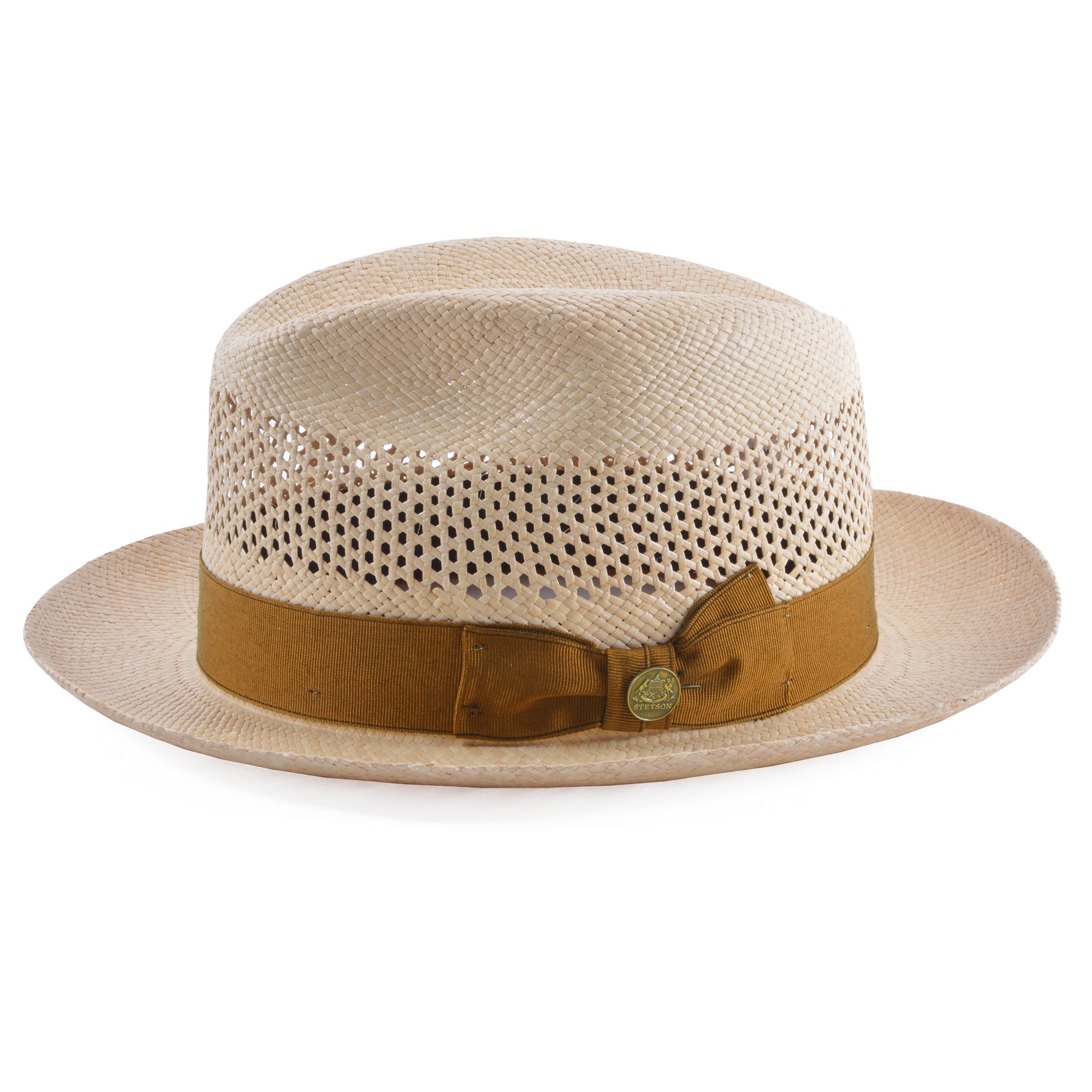 Stetson The Moor Panama Straw Fedora Hat with Box