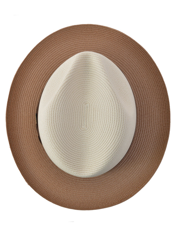 Dobbs Florentine Milan Toledo Straw Hat in Beige