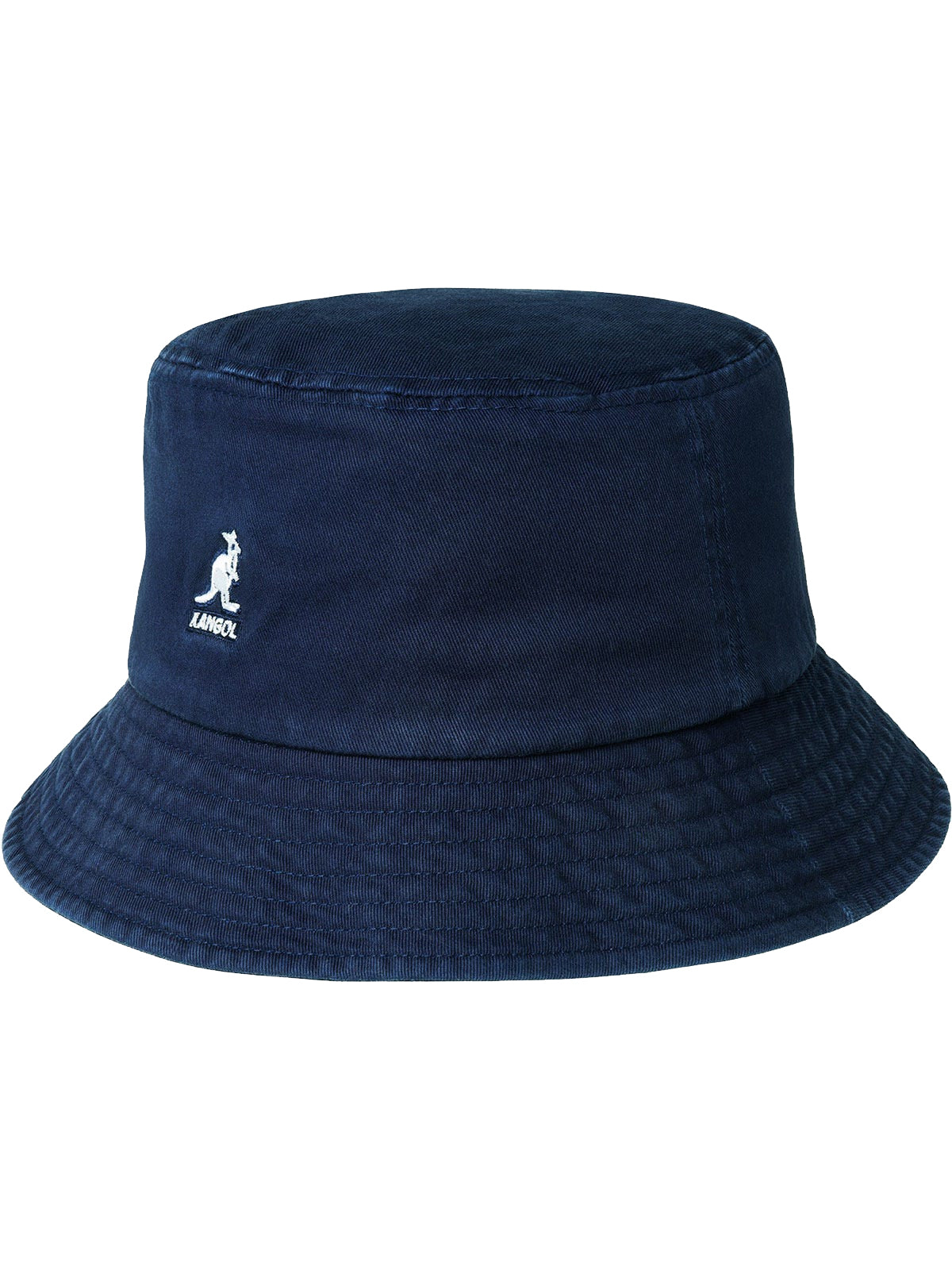 Kangol Washed Cotton Bucket Hat in Navy