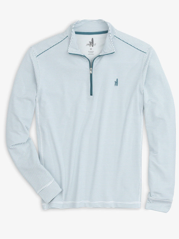 Johnnie-O Homan 1/4 Zip Pullover in White