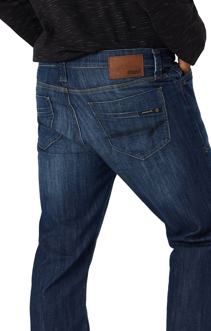 Mavi Zach Dark Maui Straight Leg Jeans | Muldoon's Men’s Wear
